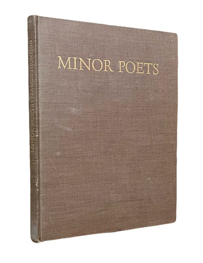Minor Poets: Criticisms Newly Discovered and Collected