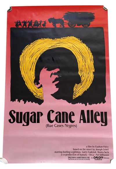 Film on Caribbean Slavery "Sugar Cane Alley" Original Vintage Poster
