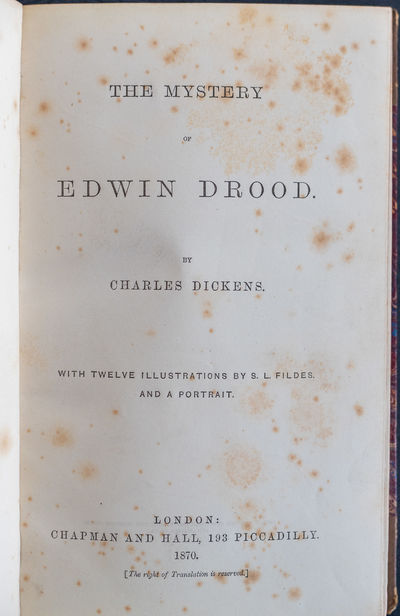 The mystery of Edwin Drood.