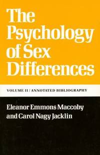 The Psychology of Sex Differences Vol. II : Annotated Bibliography