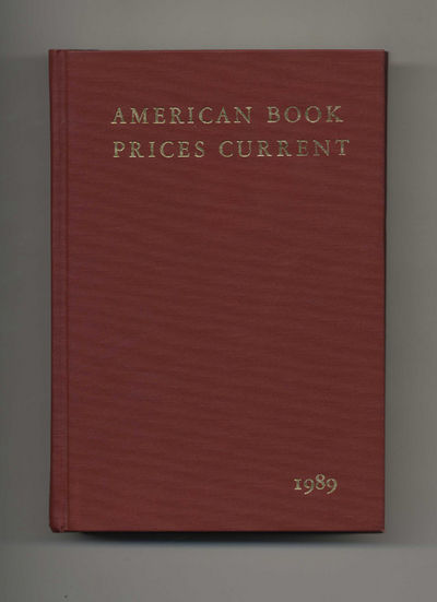 American Book Prices Current 1989