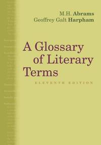 A Glossary of Literary Terms by Harpham, Geoffrey