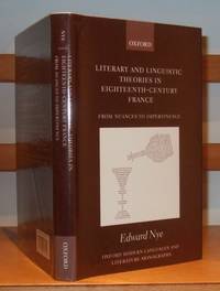 cover of Literary and Linguistic Theories in Eighteenth-century France from Nuances to Impertinence