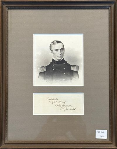 Signed Autograph and Portrait of Robert Anderson