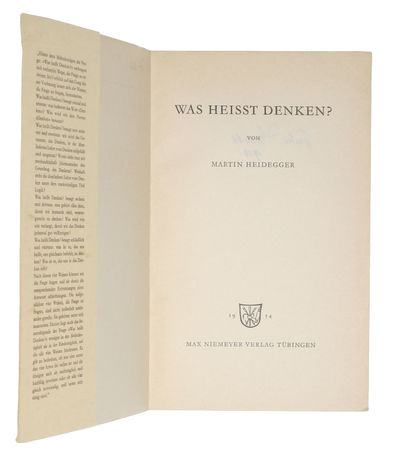 Was heisst Denken? - [WHAT IS CALLED THINKING?] (photo 3)