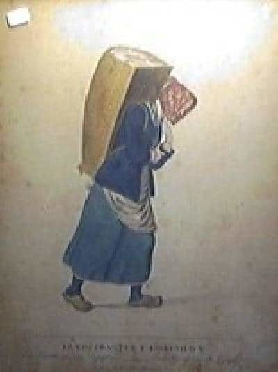 En Brødkone fra Lyngbye./ Eine Brodfrau von…
