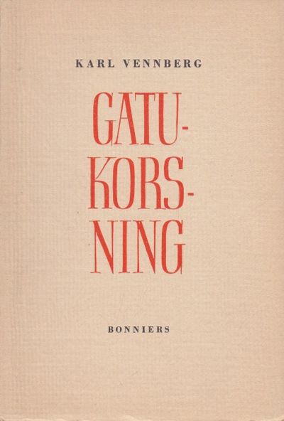 Gatukorsning. Dikter.