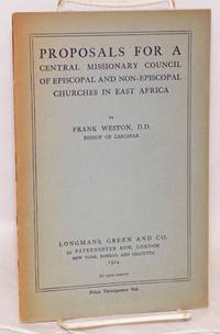image of Proposals for a central missionary council of episcopal and non-episcopal churches in East Africa