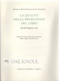 QUALITA NELLA PRODUZIONE DEL LIBRO.|LA