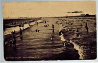 (Real Photo Postcard) Bathing Scene Galveston, Tex. 1909 - 