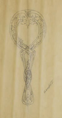 Original pencil design for ladies' hand mirror