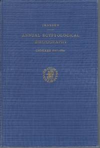 Annual Egyptological Bibliography, Indexes 1947-1956