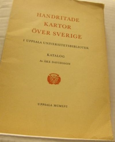 Handritade kartor över Sverige i Uppsala…