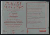 Poetry Matters: Journal of Peterloo Poets - No. 9, Winter 1991
