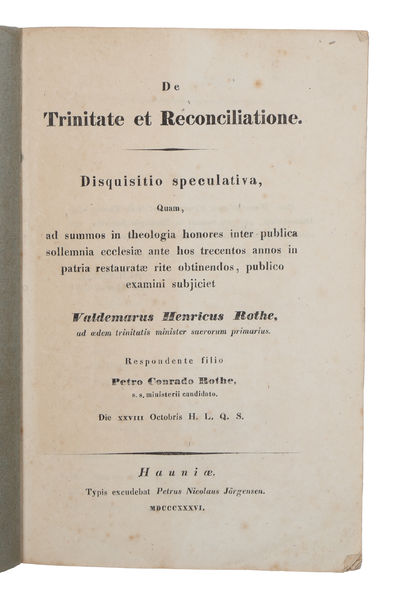 De Trinitate et Reconciliatione. Disquisitio…