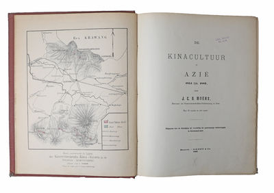 De Kinacultuur in Azië 1854 t/m 1882. Met 33…