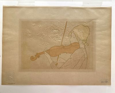 La Fille au Violon. Girl with the Violin