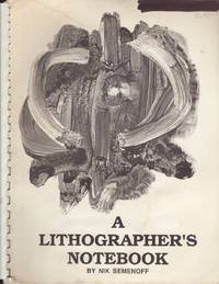 cover of A Lithographer's Notebook: a Recipe Book of Formula and Useful Hints for the Lithographic Printmaker