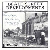SIGNED BROCHURE: BEALE STREET DEVELOPMENTS. A GUIDE TO WHAT'S UP DOWN ON BEALE. Volume 1, Number 1
