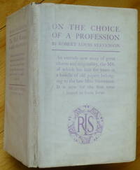 ON THE CHOICE OF A PROFESSION by Stevenson, Robert Louis - 1916