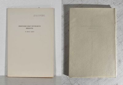Professor Olof Östergrens bibliotek. Särtryck ur…