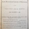 View Image 1 of 4 for The Significance of the Frontier in American History. : Proceedings of the State Historical Society ... Inventory #8387
