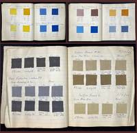 Company Dye Test Sample and Formula Book with Swatches by Dying Procedure by Fabric Company