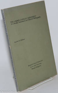 The Laurel-Langley Agreement: A Critically Annotated and Selected Bibliography by Calderon, Aurelio B - 1979