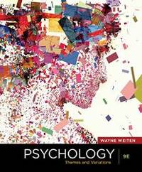 image of Psychology: Themes and Variations, 9th edition