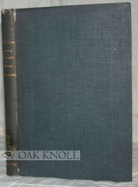 Berlin: Caryl Heymanns, 1900. cloth, gilt lettering on spine. 8vo. cloth, gilt lettering on spine. x...