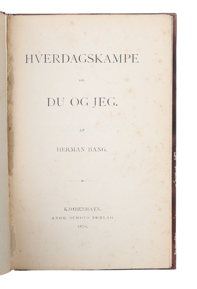 Hverdagskampe og Du og Jeg. - [DEDIKATIONSEKSEMPLAR AF BANGS DEBUT] (photo 3)