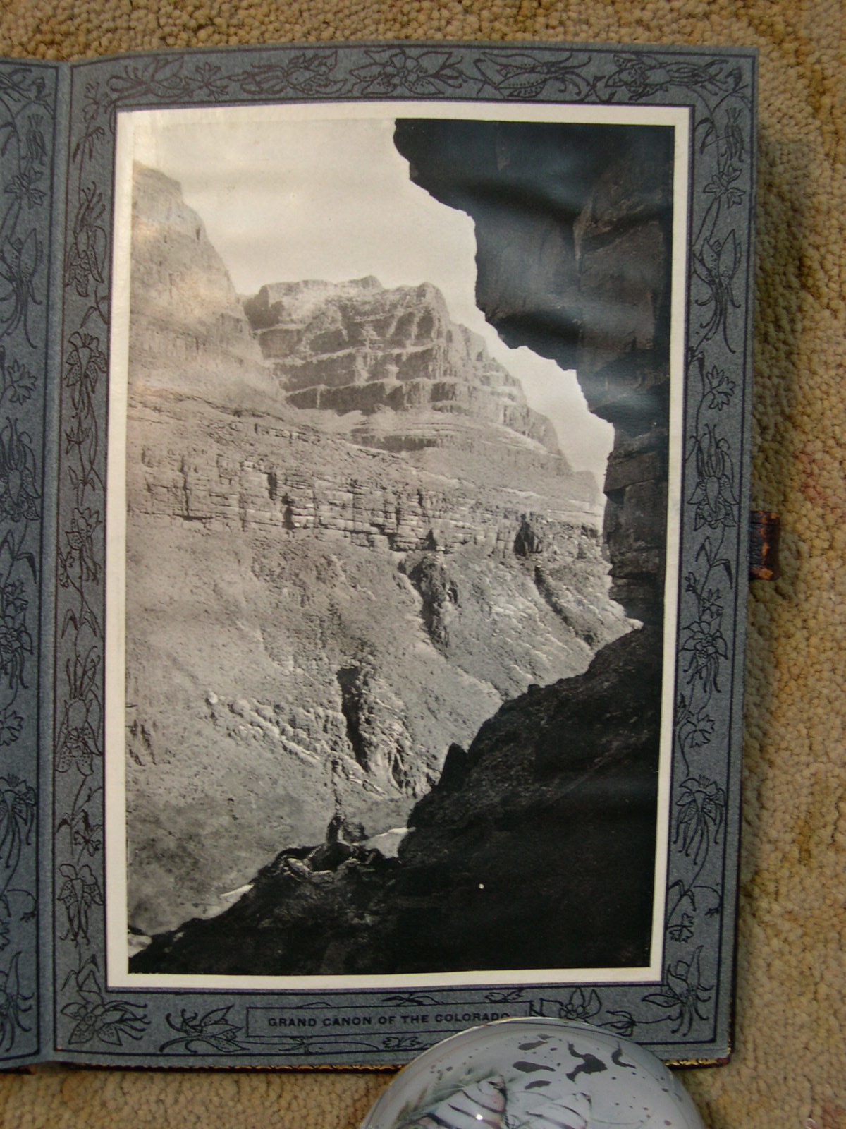 Photochromie Vintage - William Henry Jackson - Colorado Canon Noir - Circa 1900