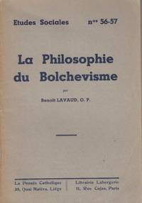 La philosophie du bolchevisme by Benoit Lavaud O.p - from crealivres (SKU: 248726)