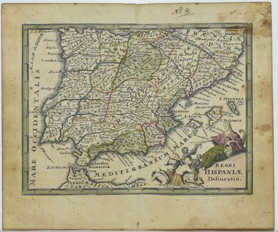 [TRAVEL] [MAP] REGNI HIPSANIAE DELINEATIO. (ATLAS PORTALIS)