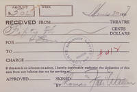 Document signed, receipt for $50