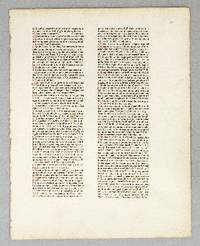 TEXT FROM THE LETTER &quot;E. by (INCUNABULAR LEAF).  FROM JOHANNES BALBUS' "CATHOLICON - 1469]