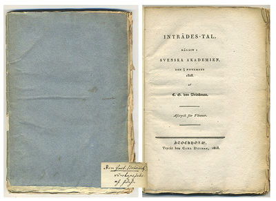 Inträdes-tal, hållit i Svenska akademien, den 3…