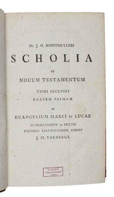 Scholia in Novum Testamentum. 5 vols. (Vol. 2 in 2 parts). (photo 3)