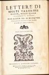 Lettere di molte valorose donne,