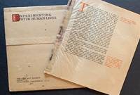 Experimenting with Human Lives