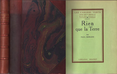 RIEN QUE LA TERRE. Voyage.