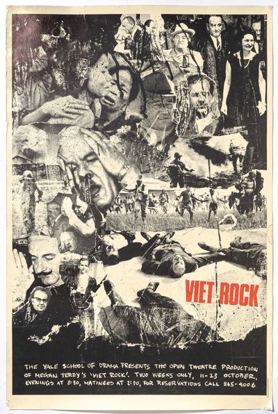 [Poster]: The Yale School of Drama Presents The Open Theatre Production of Megan Terry's Viet Rock, 1966
