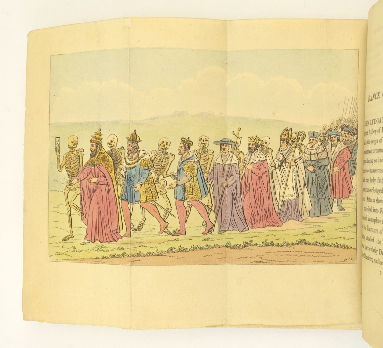 THE DANCE OF DEATH by HANS (COLOR PLATE BOOKS). HOLBEIN 1804 from