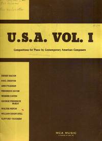 U.s.a. Vol. I ; Compositions for Piano By Contemporary American Composers