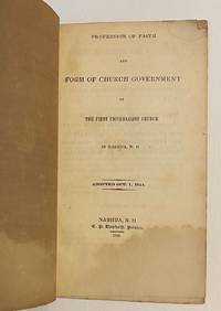 Profession of Faith and form of church government of the First Universalist Church in Nashua, N.H. Adopted Oct. 1, 1841