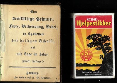 Eine dreifältige Schnur : Lehre, Verheissung, Gebet, in Sprüchen der heiligen Schrift, auf alle Tage im Jahre. (Fünfte Auflage). (photo 3)
