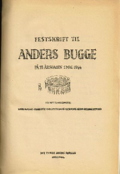 Festskrift til Anders Bugge på 55 årsdagen 1. mai…