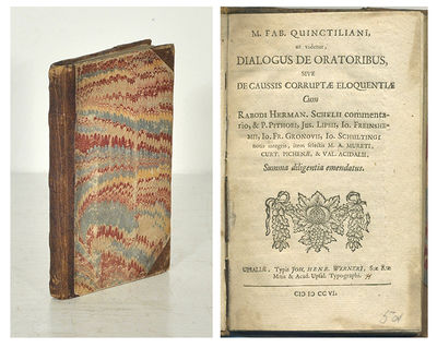 Fab. Quinctiliani, ut videtur, dialogus de…