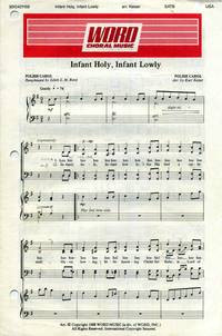 Infant Holy, Infant Lowly SATB Sheet Music with Piano Accompaniment