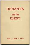 Vedanta and the West - May-June 1950, Vol. XIII, No. 3